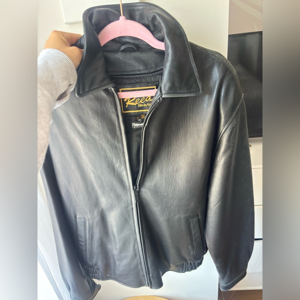 Reed Men’s Leather Jacket with thinsulate
